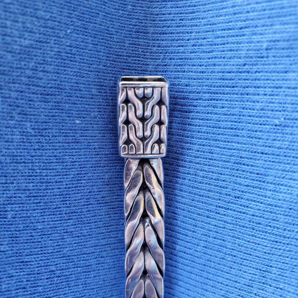 John Hardy SS & Black Sapphire Bracelet - Picture 6 of 15
